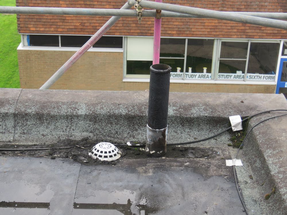 Daklekkage in Klundert